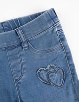 Uske farmerice - Zakrpa - plava