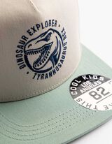 Baseballpet - Borduursels - beige