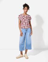 Tričko - Malý uzel - tmave cervená