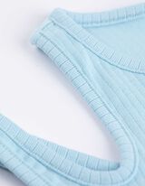 Mar&scaron;kinėlių ir kelnių rinkinys - I&scaron;karpos - sviesiai melynas