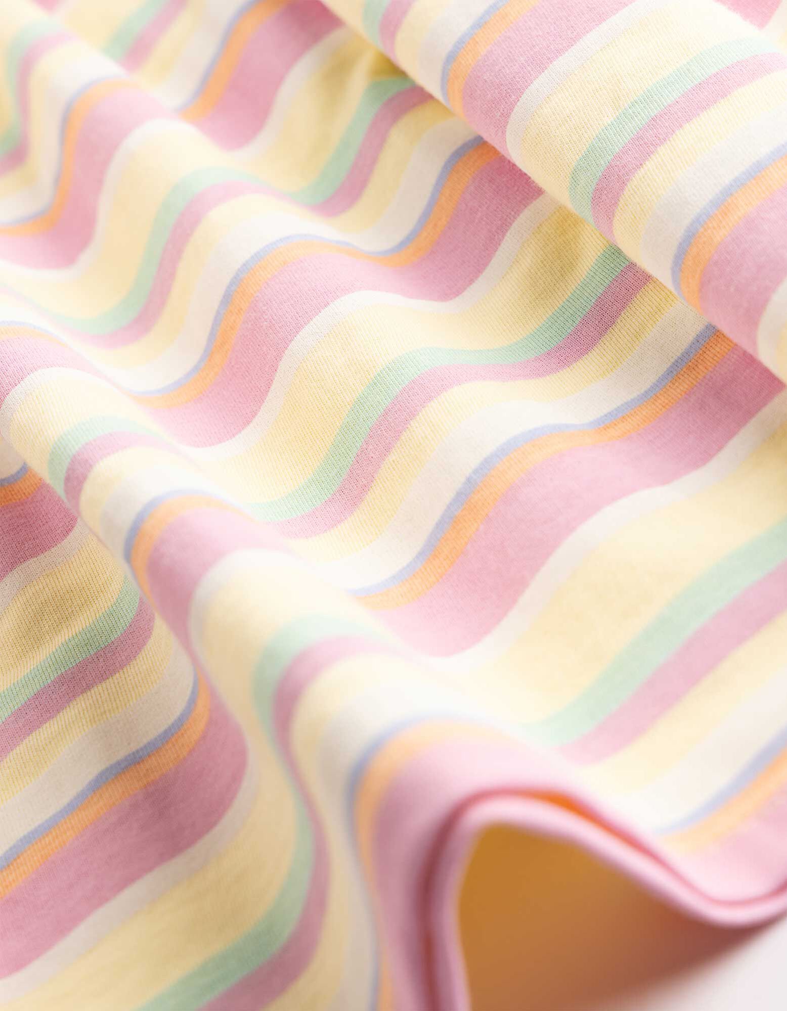 Kleid - Allover-Print - Hellgelb