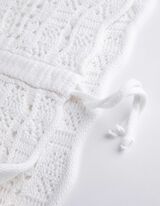 Pullover - paelad - valge