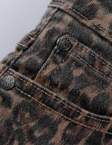 Gonna midi - Motivo leopardato - marrone chiaro