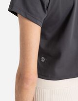 Maglia cropped - Morbido al tatto - grigio scuro