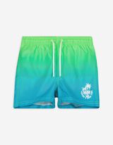 Badehose - Farbnuancen - grün