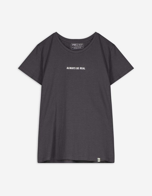 T-Shirt - Print - dunkelgrau