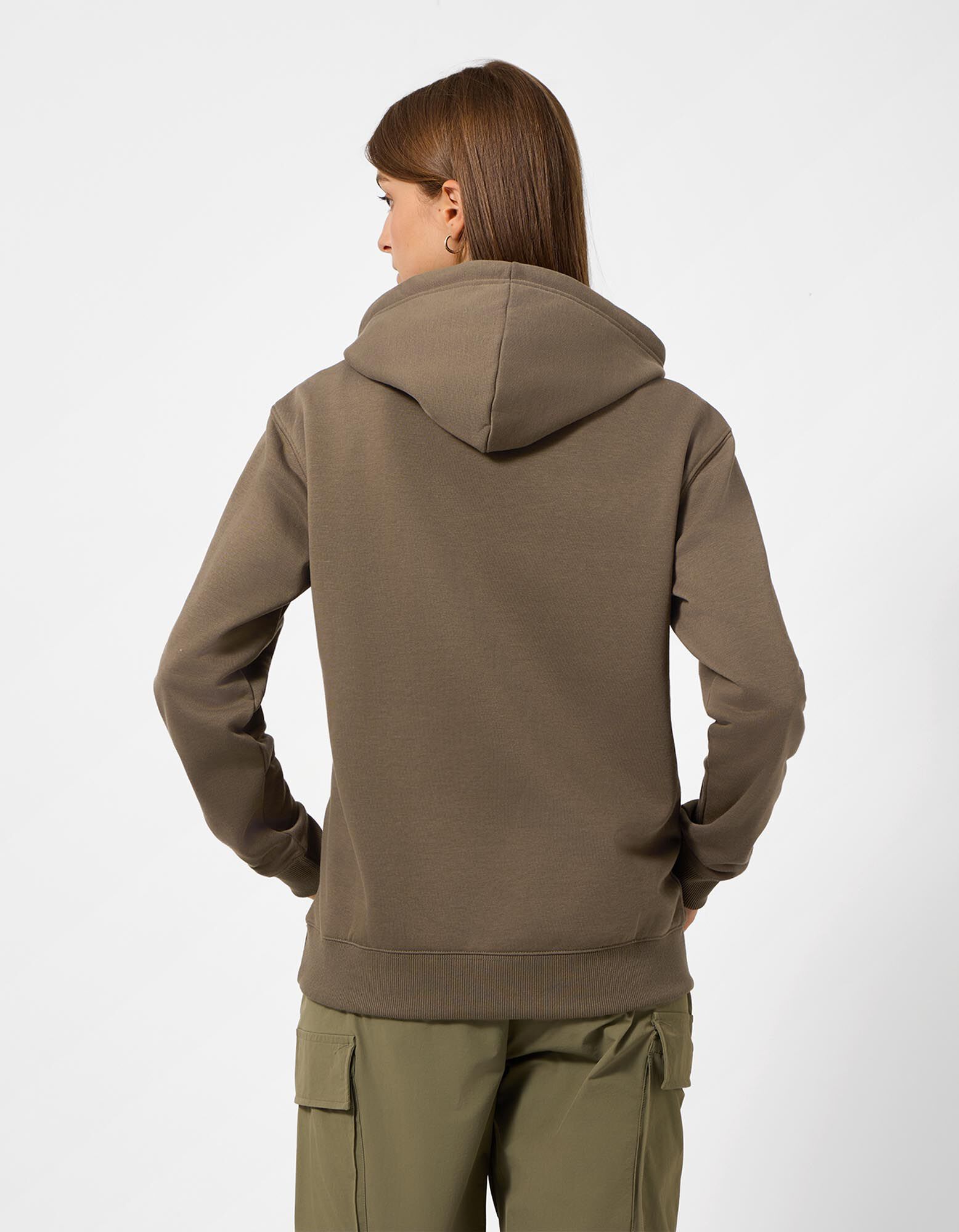 Sweat &agrave; capuche - Capuche - Brun