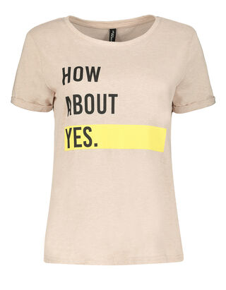 Damen T-Shirt mit Message-Print