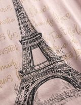 T-Shirt - Glitzerprint - Rosa