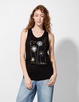 Top - Přední potisk - cerná