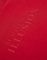 Sweatshirt - Tekstprint - donkerrood