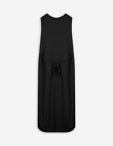 Kleid - Viskose-Mix - schwarz