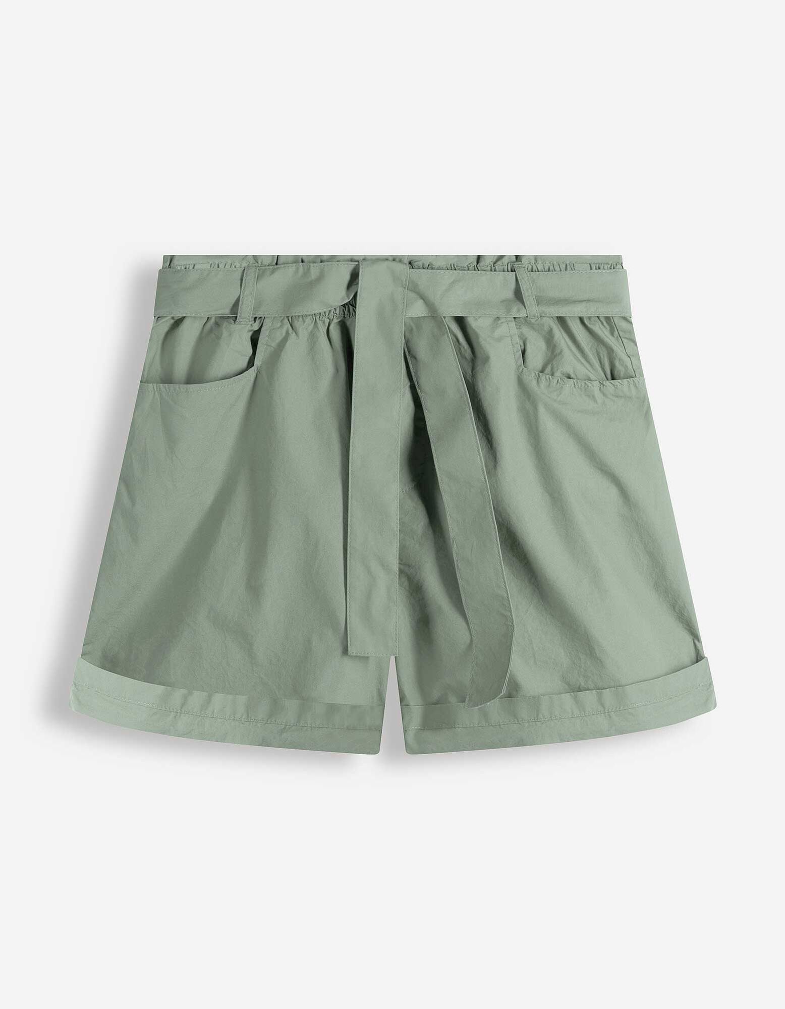 Bermuda  - Webstoff - Petrol