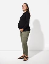 Cargohose - Umstandsmode - grün