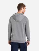 Sportska majica sa zatvaračem - Kapuljača - siva