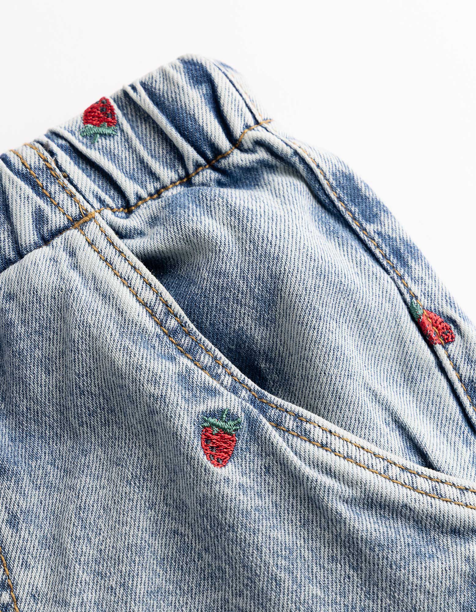 denim bleu moyen - Bleu clair