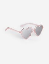 Lunette de soleil - Forme du cœur - Rose