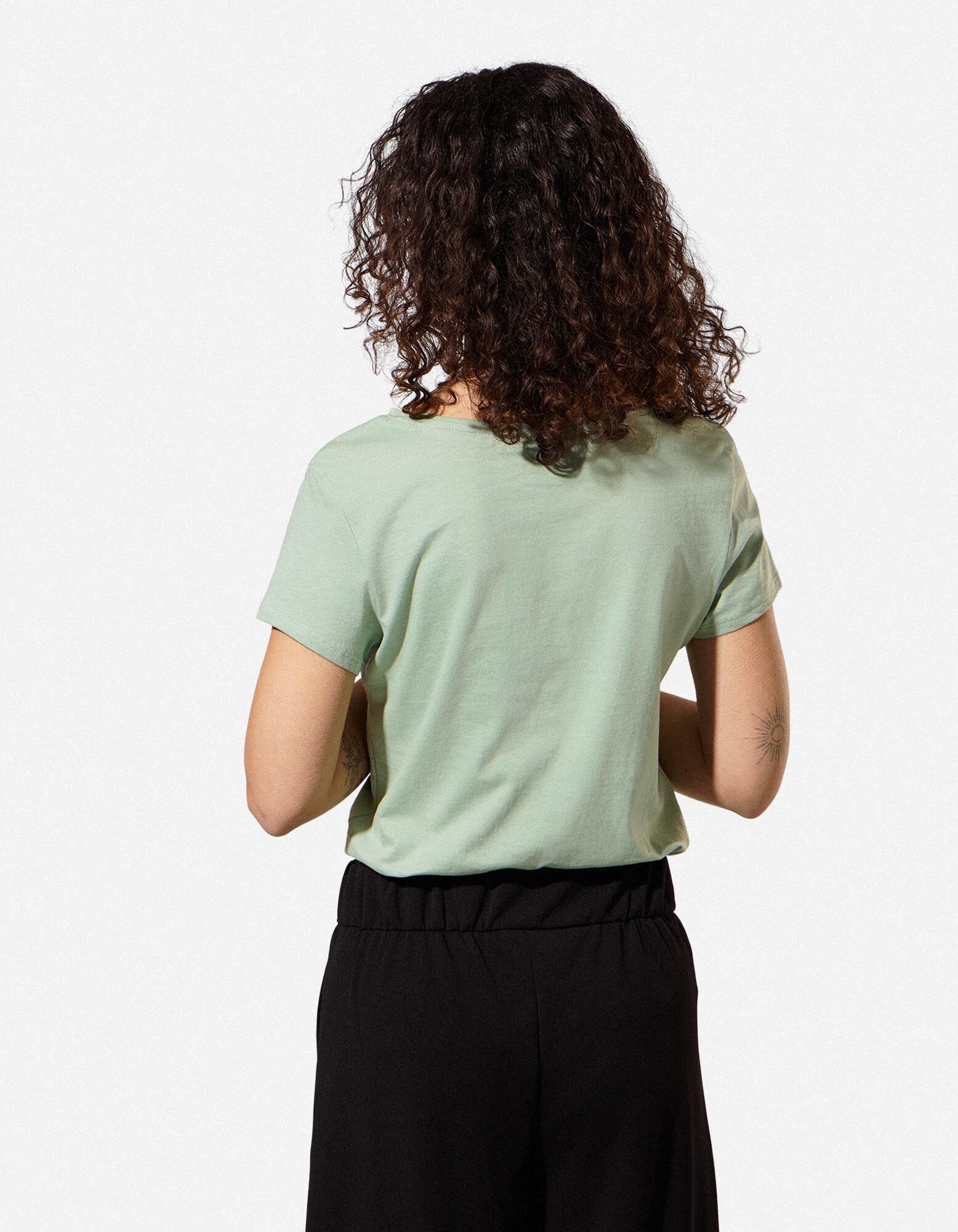 T-Shirt - Print - Petrol