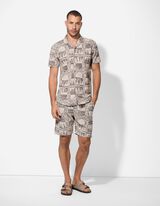 Camicia - Jacquard - bianco