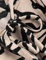 Halenka - Potisk po celé ploše - béžová