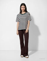 T-Shirt - Streifen - grün