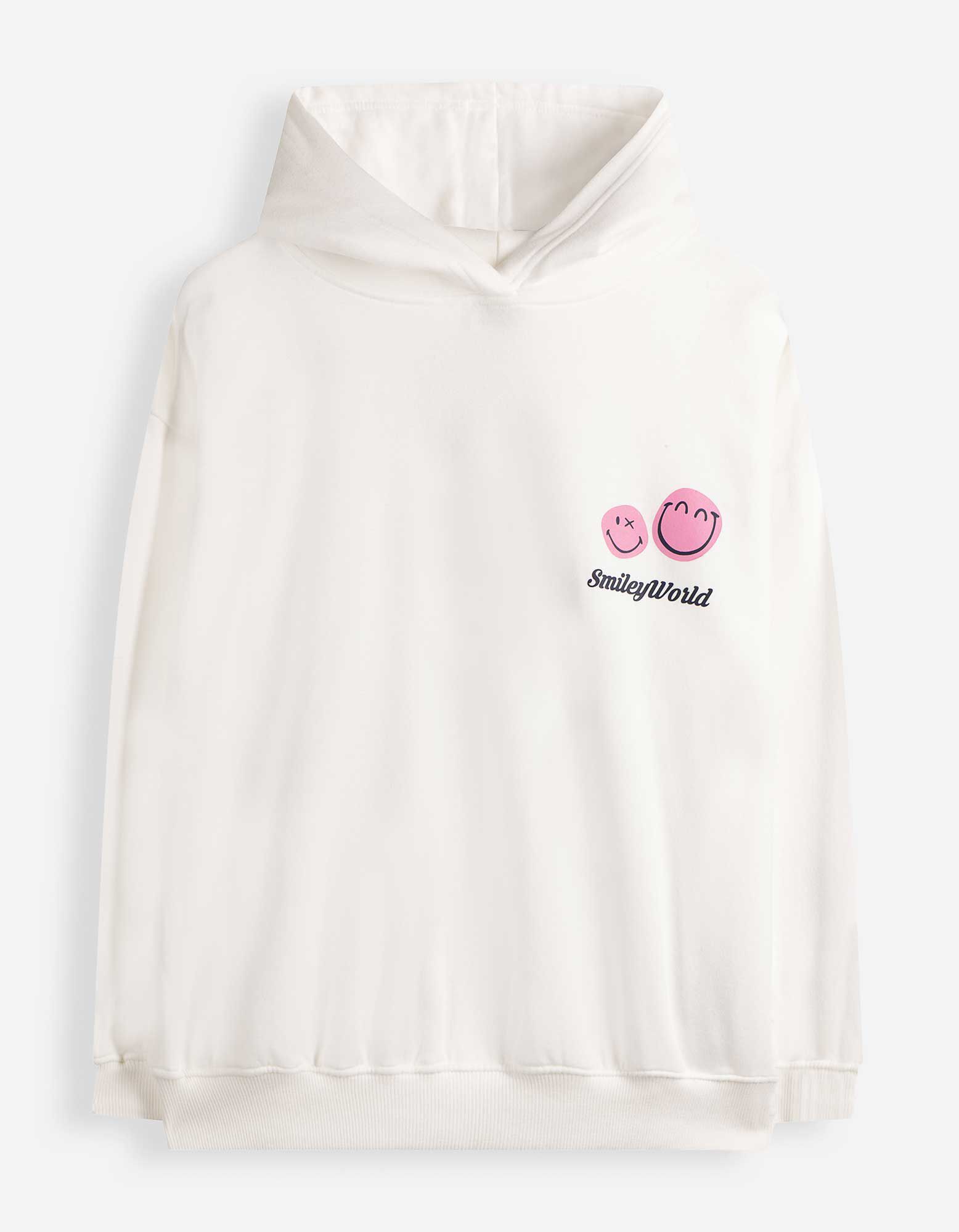 Hoodie - SmileyWorld&reg; - Off-White