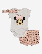 Glaustinukės ir &scaron;ortų komplektas - Pelytė Minė - sviesiai rozinis