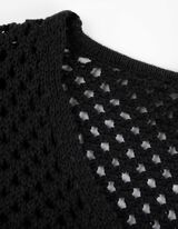 Kampsun - l&uuml;hendatud - must