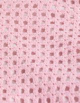 komplet s crop hoodie i gornjim dijelom - ruzicasta