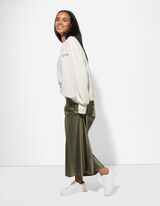 Bluză de trening - Mâneci balon - Alb