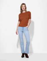 Pullover - Manica corta - rosso scuro