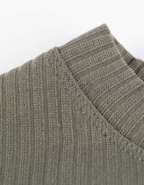 Těhotenská košile - Krátké rukávy - sv. zelena