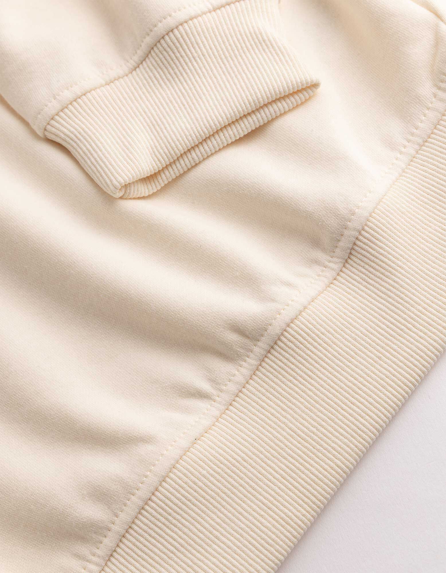 Sweatshirt - Schulterfrei - Hellgelb