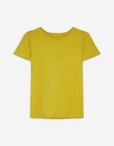 T-Shirt - Rundhals-Ausschnitt - grün