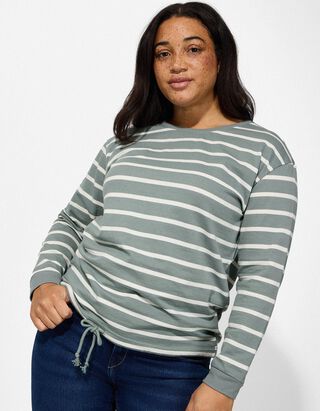 Pullover - Kordel - t&uuml;rkis