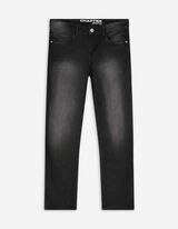 Jeans - Straight Fit - schwarz