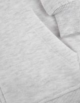 Felpa aperta - Cappuccio - grigio chiaro