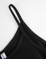 Abito maxi - Mussola - nero