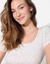 Tričko - Žebrování - bílá