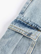 Cargohose - Denim - hellblau