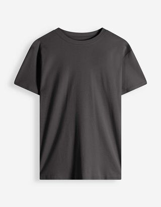 T-shirt - Oversized fit - donkergrijs