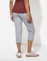 Capri-stiilis p&uuml;ksid - &uuml;hev&auml;rviline - hall