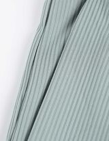 Pyjama Set aus Shirt und Hose - Gerippt - türkis