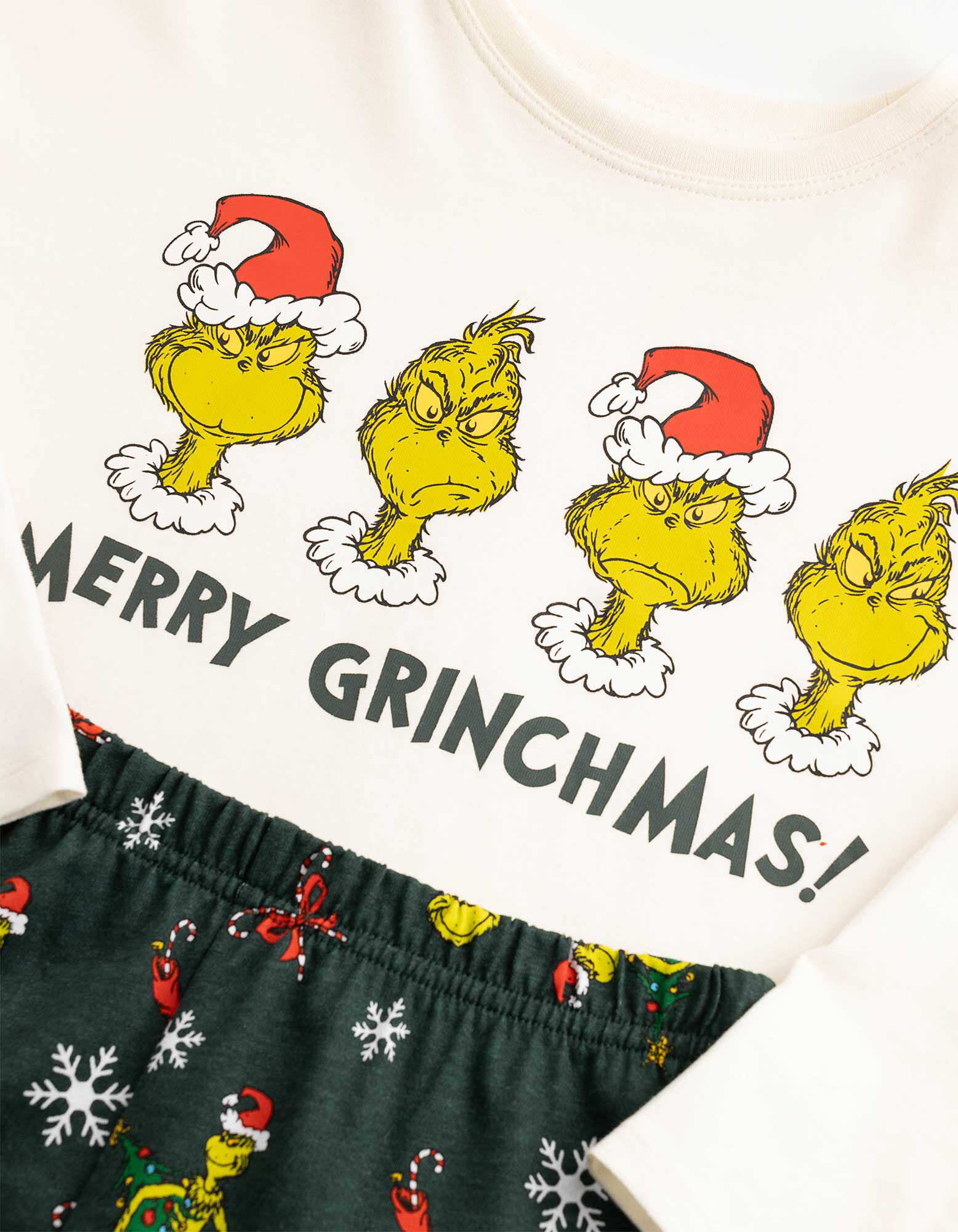Pyjama Set aus Shirt und Hose - The Grinch - Bunt