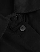 Bluse - Brusttasche - schwarz