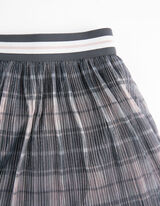 Sukňa - Lurex - seda