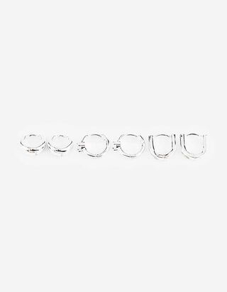 Ohrringe - 3er-Pack - Silber