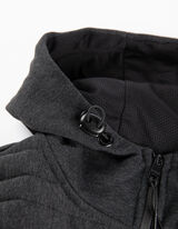 Sportinis švarkelis - Mezginys stulpeliu - tamsiai pilkas