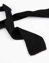 Cardigan - Bindeg&uuml;rtel - schwarz