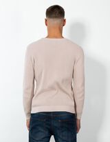Maglione - A nido d'ape - beige